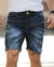 Bermuda Jeans Masculina Soul Rock Destroyed Manchada - loja online