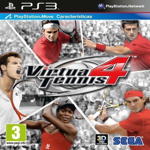 PS3 Virtual Tennis 4 Usado Fisico