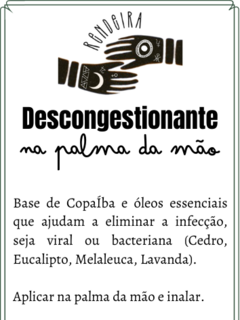 Descongestionante "Palma da Mão" - comprar online