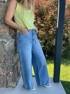 JEAN WIDE LEG LAZO LIGHT BLUE - comprar online