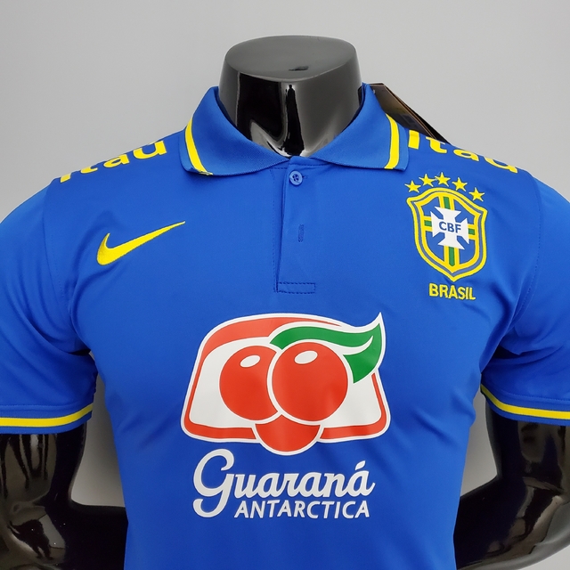 Camisa Seleção Brasileira Feminina Camisola Brasil Azul e Amarela - Moda  Favela