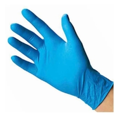 Guantes de Nitrilo x 100 azules