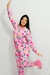 PIJAMA ADULTO MACACÃO PANDA ROSA - comprar online