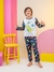 PIJAMA INFANTIL MANGA LONGA E CALÇA DINO ESPAÇO