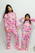 PIJAMA ADULTO MACACÃO PANDA ROSA - loja online