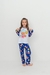 PIJAMA INFANTIL MANGA LONGA E CALÇA RAPOSA AZUL