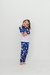 PIJAMA INFANTIL MANGA LONGA E CALÇA RAPOSA AZUL - lbpijamas