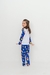 PIJAMA INFANTIL MANGA LONGA E CALÇA RAPOSA AZUL - loja online