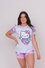 PIJAMA ADULTO MANGA CURTA E SHORT HELLO KITTY - lbpijamas