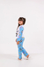 PIJAMA INFANTIL MANGA LONGA E CALÇA PANDA PINTOR AZUL - comprar online