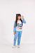 PIJAMA INFANTIL MANGA LONGA E CALÇA PANDA PINTOR AZUL - lbpijamas