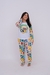 PIJAMA ADULTO MANGA LONGA LOONEY TUNES FEMININO - comprar online