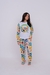 PIJAMA ADULTO MANGA LONGA LOONEY TUNES FEMININO na internet