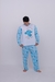 PIJAMA ADULTO MANGA LONGA SMURF MASCULINO - lbpijamas