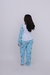 PIJAMA ADULTO MANGA LONGA SMURFETTE FEMININO - lbpijamas