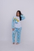 PIJAMA ADULTO MANGA LONGA SMURFETTE FEMININO