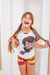 PIJAMA INFANTIL MANGA CURTA E SHORT HARRY POTTER MENINA na internet