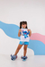 PIJAMA INFANTIL MANGA CURTA E SHORT STITCH SORVETE - comprar online