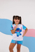 PIJAMA INFANTIL MANGA CURTA E SHORT STITCH SORVETE