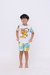 PIJAMA INFANTIL MANGA CURTA E SHORT GARFIELD - loja online