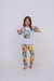 PIJAMA INFANTIL MANGA LONGA E CALÇA ESTAMPA UNISSEX LOONEY TUNES na internet