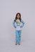 PIJAMA INFANTIL MANGA LONGA E CALÇA SMURFETTE - loja online