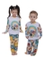 PIJAMA INFANTIL MANGA LONGA E CALÇA ESTAMPA UNISSEX LOONEY TUNES