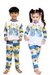 PIJAMA INFANTIL MANGA LONGA E CALÇA ESTAMPA UNISSEX BANANAS DE PIJAMAS