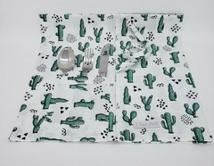 Jogo Americano Com Porta Talheres Cactus Verde - comprar online