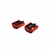 PEDAL INFANTIL BICOLOR 1/2 COM REFLETOR NYLON PRETO/VERMELHO HP - comprar online