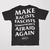 Make Afraid Again! - 100% Algodão - Black Noir - comprar online