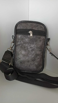 Minibag Total Black "Charol" - comprar online