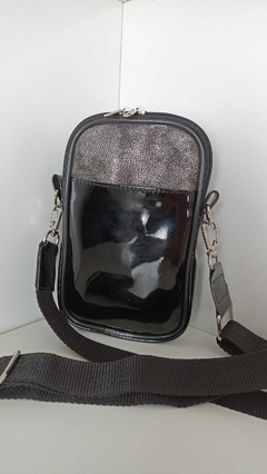 Minibag Total Black "Charol"