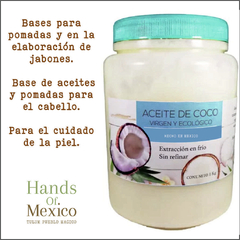 Kit Manteca Cacao + Manteca Karité + Aceite Coco + Manteca Mango (4KG Natural) - Hands Of Mexico, Tulum