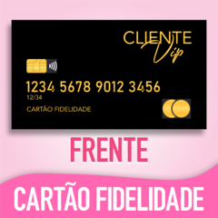 Cartão Fidelidade - Diamante com adesivos na internet