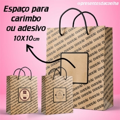 Sacola de Papel Kraft - 10 Unidades - Sacola M - comprar online