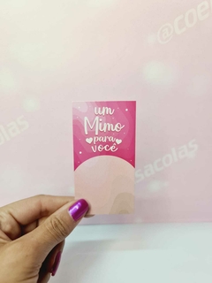 Cartão Um mimo para você - Rosa