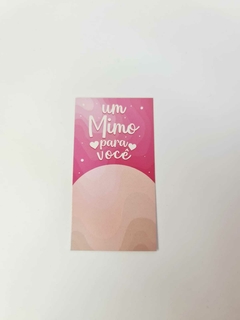 Cartão Um mimo para você - Rosa - comprar online