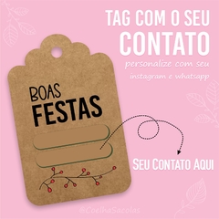 100 Tag Kraft Personalizada Natalina Mod02 - comprar online