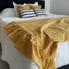 Combo pie de cama / Cubre sofá y 2 almohadones Cairo - comprar online