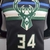 Camiseta Regata Milwaukee Bucks Preta - Nike Jordan - Masculina