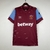 Camisa West Ham I 23/24 Torcedor Umbro Masculina - Vermelho