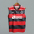 Camisa Flamengo Regata Patrocínios 23/24 Torcedor Adidas Masculina - Vermelho e Preto