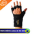 Luva para academia em neoprene com dedos descobertos, ideal para treinos de fitness.