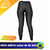 Calça de ciclismo feminina Power na cor preta, modelo MTB Speed Bike, vista traseira.