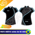 Camisa de ciclismo feminina MTB Medusa da marca REFACTOR, com design preto e detalhes em azul e padrão espiral.