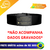 Pulseira Elite para Atividades Esportivas na cor preta, com identificação de atleta e informações de emergência.