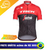 Camisa de ciclismo masculina Trek Dry Fit na cor vermelha e preta, com detalhes em listras e logotipo Segafredo Zanetti.