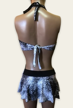 Vestido trikini estampado cuerina - comprar online
