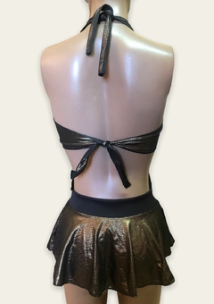Trikini vestido dorado - comprar online